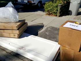 Freecycle Moving Boxes & Packing Peanuts