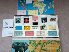 Freecycle Vintage 1965 Board Game Wildlife by Spears