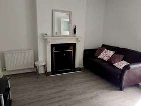 Freecycle Faux Leather Sofa