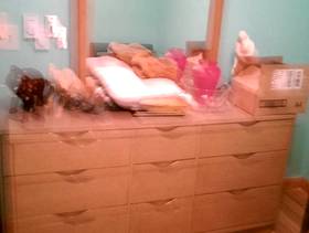 Freecycle Nine drawer dresser w/mirror