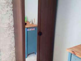 Freecycle FREE Lovely dark wood wardrobe with shelf. Disassembled ready for ...