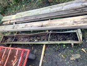 Freecycle Metal Pig trough