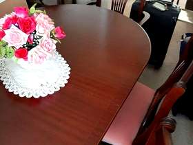 Freecycle Dining table and chairs