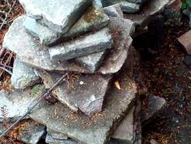 Freecycle Broken paving slabs