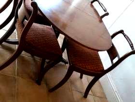 Freecycle Dining table and chairs