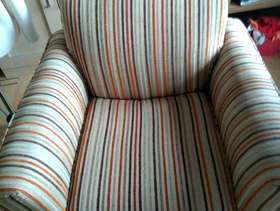 Freecycle Armchair striped