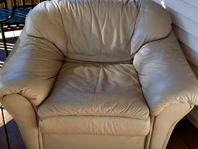 Freecycle Leather chair