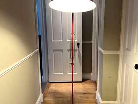 Freecycle Angle poise style red floor lamp