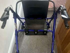 Freecycle Mobility walker and seat combo
