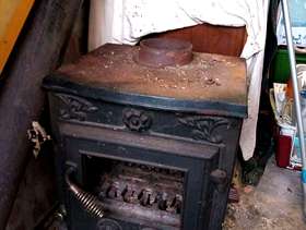 Freecycle Cast iron fire