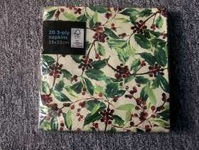 Freecycle Christmas napkins