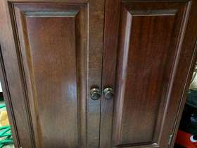 Freecycle Mahogany Cabinet