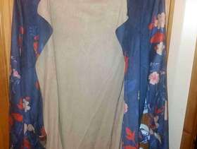 Freecycle Floral jacket Blue jacket
