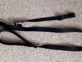 Freecycle Ancol Heritage Black Nylon Adjustable Collar and Lead Set