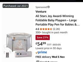 Freecycle Venture playpen