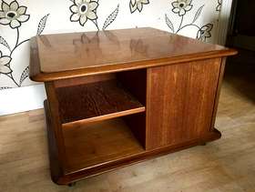 Freecycle Teak coffee table by nathan furniture