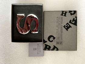 Freecycle Solid brass chrome paperweight