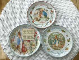 Freecycle Peter Rabbit Wedgwood Plates