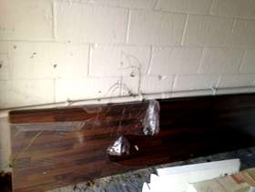 Freecycle Brown Formica kitchen worktop