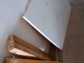 Freecycle Table + chair (70-75cm square)