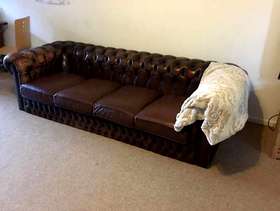 Freecycle Chesterfield sofa