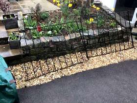Freecycle Pair wrought iron garden gates