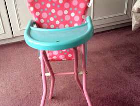 Freecycle Dolls high chair