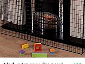 Freecycle Black fire guard.