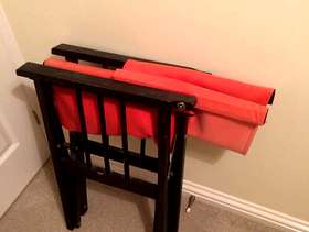 Freecycle Red folding chair