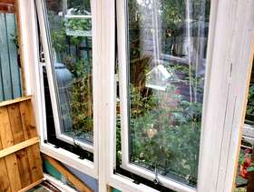 Freecycle Double glazed windows and glass and hoarding wood