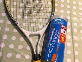 Freecycle Tennis racket and balls