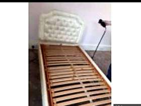 Freecycle Single electric divan bed with headboard