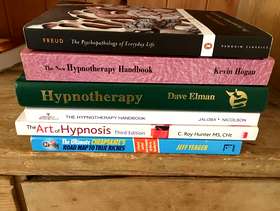 Freecycle Hypnotherapy Books various, excellent condition