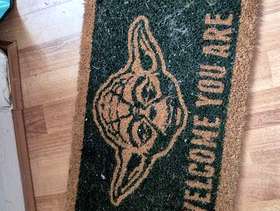 Freecycle Star wars door mat