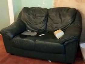 Freecycle Leather sofa