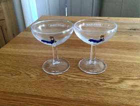 Freecycle Babycham 60th Anniversary Glasses