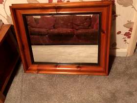 Freecycle Pine Mirror