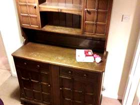 Freecycle Dark Wooden Dresser