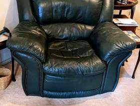 Freecycle Large leather armchair