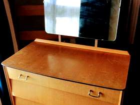 Freecycle Small three drawer dressing table with mirror