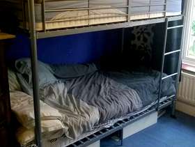 Freecycle Single bunk bed Silver