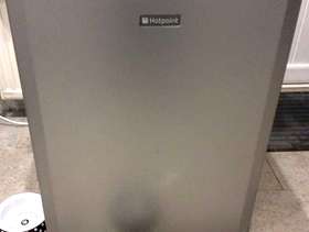 Freecycle Hotpoint silver freezer