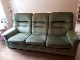 Freecycle Green Parker Knoll 3 seater sofa