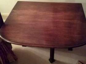 Freecycle Oak drop leaf table