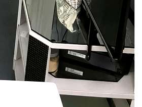 Freecycle Mirrored Side Table