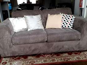 Freecycle Brown corduroy sofa