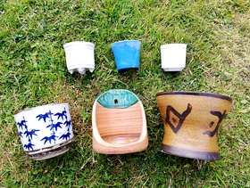 Freecycle Mixture of small plant pots
