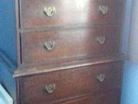 Freecycle Dark Oak Tall Boy