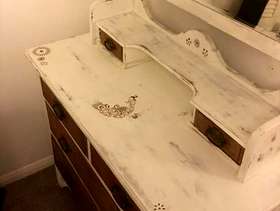 Freecycle Edwardian dresser & mirror