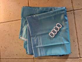 Freecycle Shower curtain and hanging rings